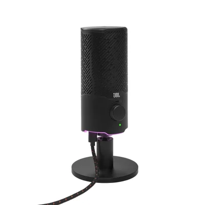 JBL QUANTUM Stream - Dual pattern premium USB microphone for streaming, recording and gaming