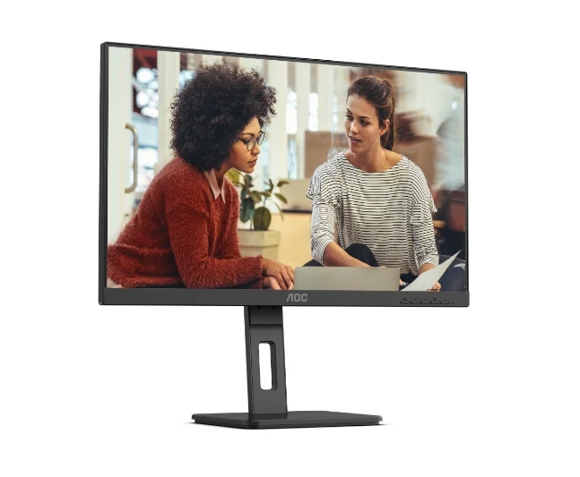 AOC 27E3QAF, 27" IPS WLED, 1920x1080@75Hz, 4ms GtG, 300cd m/2, 1000:1, 20M:1 DCR, Adaptive Sync, FlickerFree, Low Blue Light, 2Wx2, Tilt, Height Adjust, Pivot, Swivel, D-SUB, HDMI, DP
