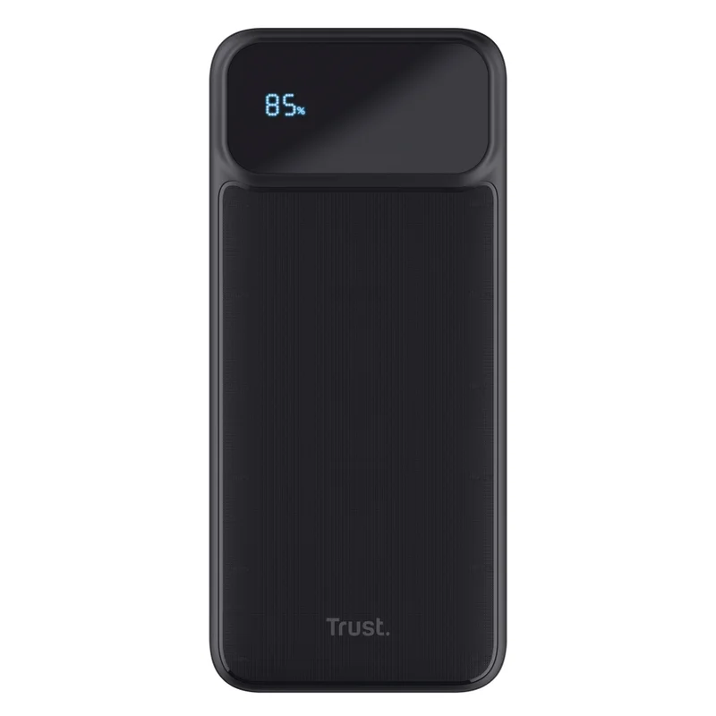 Външна батерия TRUST – Avala 10.000 PD, 10000 mAh, 3 USB порта, LED дисплей, 20 W PD