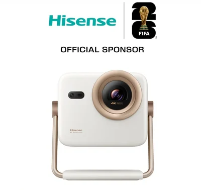 Мултимедиен проектор Hisense M2SE-PRO Ultra HD 3840x2160, лазер, 1300 lumens, 1000:1, VidaaU7, 65"-200", бял