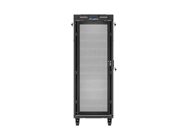 Lanberg rack cabinet 19" free-standing 32U/600X600 (FLAT PACK) with mesh door LCD black