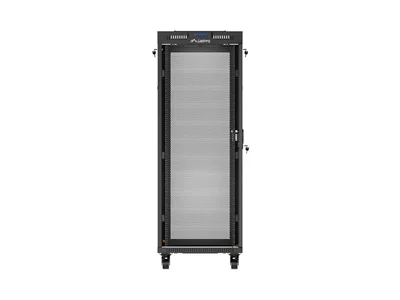 Lanberg rack cabinet 19" free-standing 32U/600X600 (FLAT PACK) with mesh door LCD black