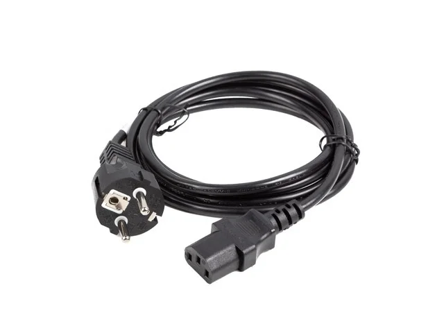 Захранващ кабел Lanberg CEE 7/7 към IEC 320 C13 1.8m, черен
