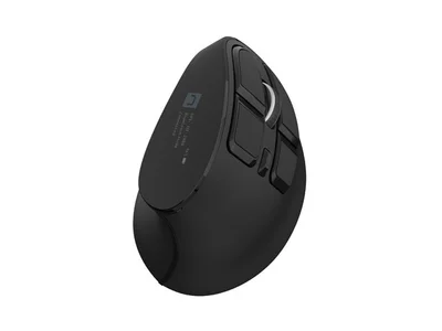 Безжична вертикална мишка Natec Euphonie Pro, 4000 DPI, Bluetooth 5.0, тиха, програмируема, черна