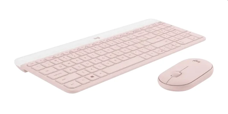 LOGITECH MK470 Slim Combo   - ROSE - US INT'L - 2.4GHZ - INTNL-973