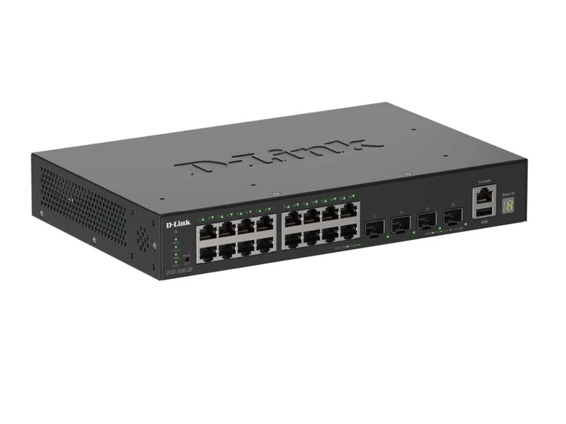 D-Link 16 Ports GE + 4 Ports 10G SFP+ Smart Managed Switch