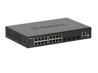 D-Link 16 Ports GE + 4 Ports 10G SFP+ Smart Managed Switch