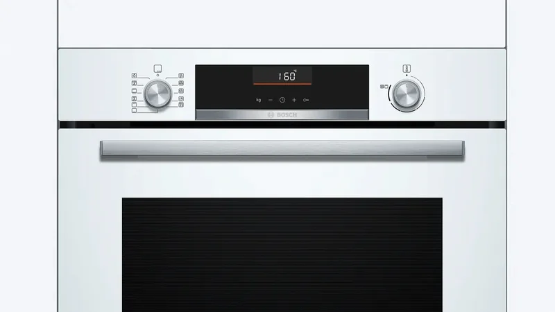Bosch HBG536EW4, SER6, Oven A+, ecoClean back+Hydro, 8 HM, AutoPilot 10, 1 lvl rail,  SoftClose&SoftOpen, Air Fry tray, White
