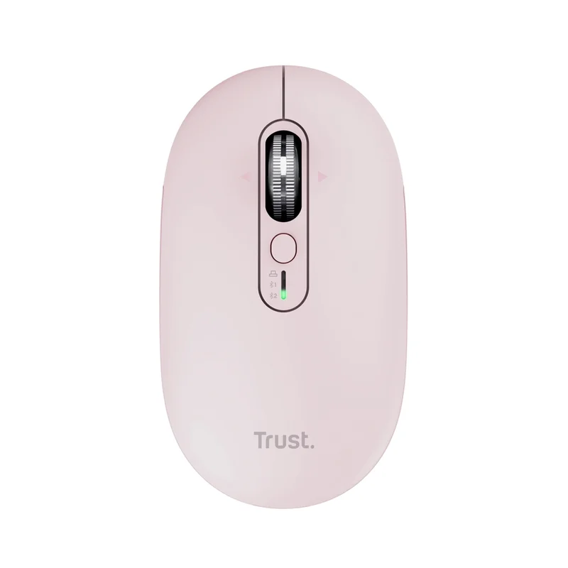 TRUST Seron Slim Multi-Wireless Hyperscroll Mouse Pink