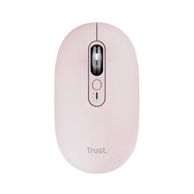 TRUST Seron Slim Multi-Wireless Hyperscroll Mouse Pink