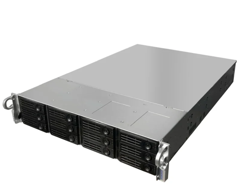 Asustor AX7012R Xpanstor 12Rl, 12 Bay Rackmount NAS Storage Capacity Expander, 12 x SAS3 12Gb/s; SATA3 6Gb/s; 3.5" HDD, Redundan 650W, Rail, Black