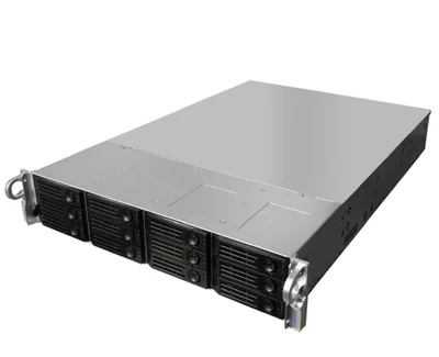 Asustor AX7012R Xpanstor 12Rl, 12 Bay Rackmount NAS Storage Capacity Expander, 12 x SAS3 12Gb/s; SATA3 6Gb/s; 3.5" HDD, Redundan 650W, Rail, Black