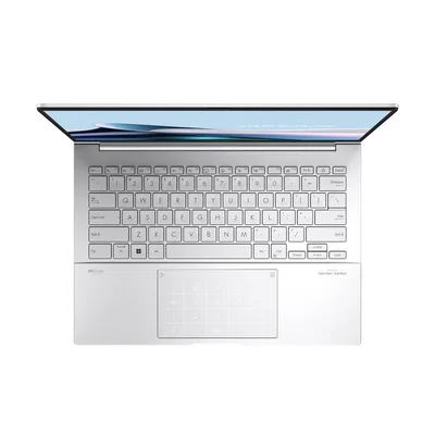 Asus Zenbook UX3405CA-ST1109NA, Intel Ultra 9 285H 2.9 GHz (24MB Cache, up to 5.4 GHz, 16 cores, 16 Threads), 14.0 OLED WQXGA+(WQ+) 2880X1800 16:10 Bend+500nits Glare , 120 Hz, LPDDR5X 32GB ( on board ),1TB  SSD G4, No OS , Foggy Silver, no adapter