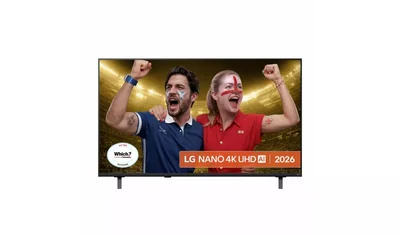 LG 50NU8E0B3LA, 50" 4K HDR UHD, 3840x2160, DVB-T2/C/S2, AI Alpha 7, HDR 10, webOS 26, ThinQ AI, VRR, ALLM, HGiG, WiFi, Clear Voice, 4K Super Upscaling, Bluetooth 5.3, Hdmi e-ARC , CI, LAN, AirPlay2, AI Sound Pro, Google Cast, 2 Pole stand, Black