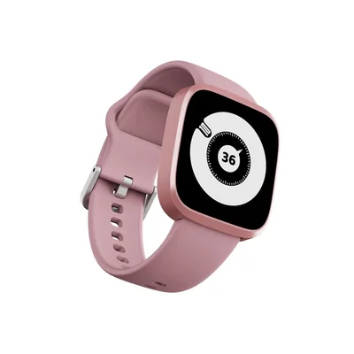 HiFuture Edge Pink, 1.72" HD Display, Powered by Dual Core, Aerospace-Grade Ultra Light Aluminum Frame, Bluetooth Call, 3D User Interface, 1ATM Waterproof, 24/7 True Heart Rate & Blood Oxygen Sensor, 100+ Sports Mode, Up to 7 days daily use