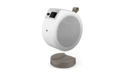 BenQ GV32 Portable Ceiling Projector, 1080P (1920x1080), 100K:1, 500 ANSI Lumens, 1.2X, Auto Keystone, HDMI (ARC 5.1 channel), USB-C (w/DP PD), USB, BT 5.0,  2x4W Speakers + 10W Woofer, Google TV, SmartRemote App, WiFi, 1.6kg, White