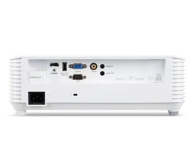 Acer Projector H5386BDi, DLP, WXGA (1280x720), 5000 ANSI Lumens, 20 000:1, 1.1x, 3D ready, 24/7 opertion, HDMI 1.4, VGA, DC Out(5V/1.5A, USB Type A), RS-232, RCA, Audio in/out, Wireless dongle included,Bluelight Shield, Speaker 3W, Bag, 2.75kg, 2?, White