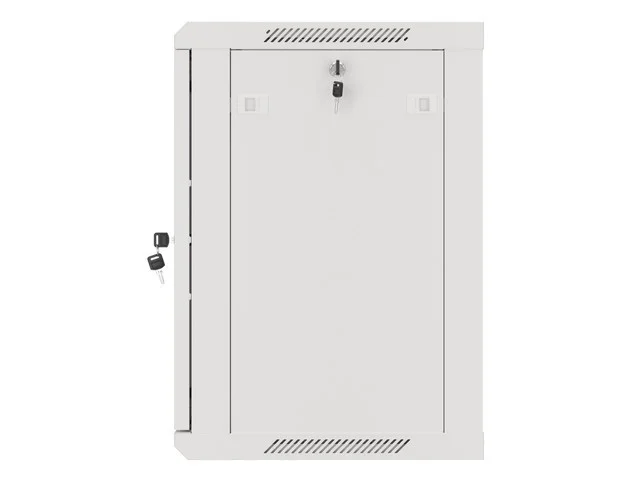 Lanberg rack cabinet 19" wall-mount 12U/600x450 for self-assembly with metal door grey (flat pack)