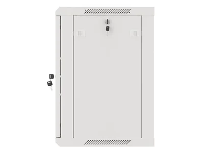 Lanberg rack cabinet 19" wall-mount 12U/600x450 for self-assembly with metal door grey (flat pack)
