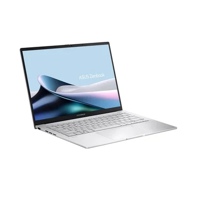 Asus Zenbook UX3405CA-ST1109NA, Intel Ultra 9 285H 2.9 GHz (24MB Cache, up to 5.4 GHz, 16 cores, 16 Threads), 14.0 OLED WQXGA+(WQ+) 2880X1800 16:10 Bend+500nits Glare , 120 Hz, LPDDR5X 32GB ( on board ),1TB  SSD G4, No OS , Foggy Silver, no adapter