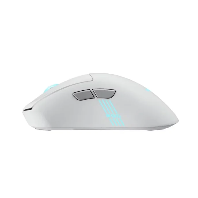 Геймърска мишка ASUS ROG Keris II Origin Wireless Moonlight White