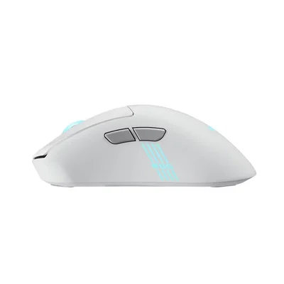 Геймърска мишка ASUS ROG Keris II Origin Wireless Moonlight White