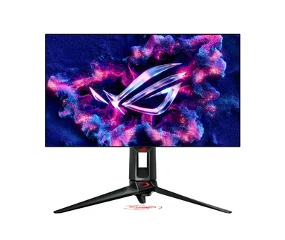 Asus ROG Swift OLED PG27AQDP Gaming monitor 27 ", WOLED panel, 480 Hz (above 360Hz), 0.03 ms (GTG), FreeSync Premium, custom heatsink, ASUS OLED Care+, AI Assistant, VESA DisplayHDR 400 True Black, uniform brightness, 99% DCI-P3, true 10-bit color