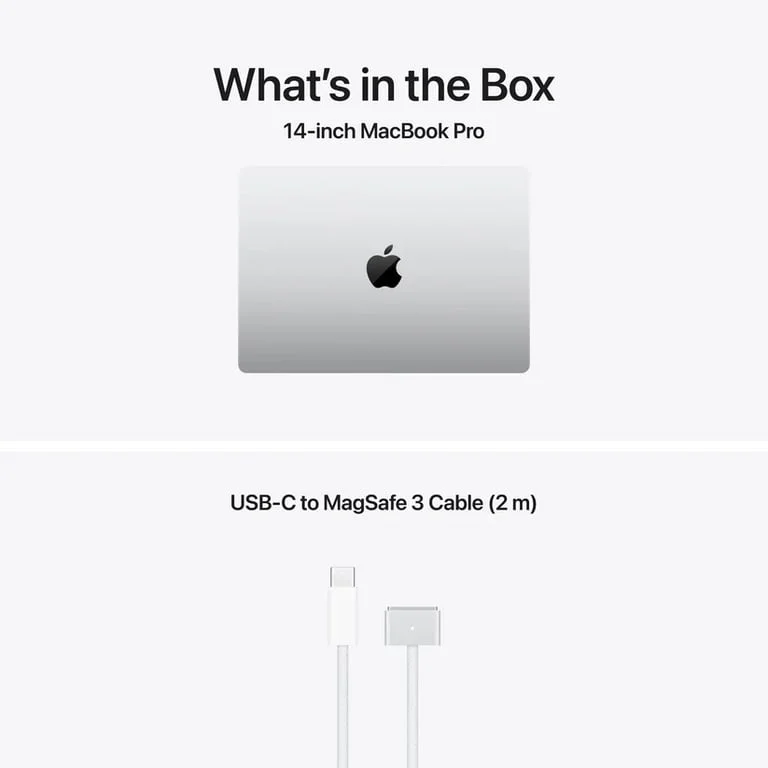 Apple 14-inch MacBook Pro: Apple M5 chip with 10-core CPU and 10-core GPU, 16GB, 1TB SSD - Silver