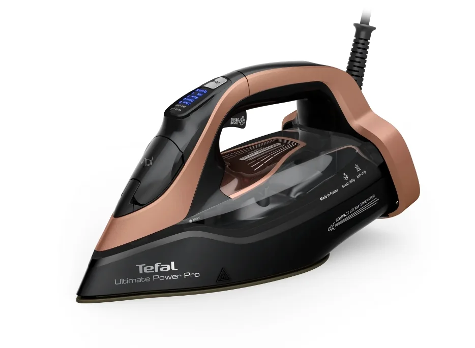 Ютия Tefal – FV9E50E0 Ultimate Power Pro, 3200W, 85 g/min, 300 g/min, черна