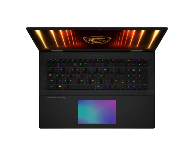 MSI Titan 18 HX AI A2XWJG, NVIDIA GeForce RTX 5090 24GB GDDR7, Intel Core Ultra 9 285HX, 18" 16:10 UHD+ (3840x2400), MiniLED, 120Hz, 64GB DDR5 6400MHz 32GBx2, 2TB NVMe PCIe Gen5x4 SSD, 2TB NVMe PCIe Gen4x4 SSD x2, Intel Killer Wi-Fi 7, Windows11 Pro