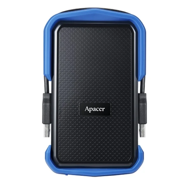 Apacer AC631, 2TB 2.5" SATA HDD USB 3.2 Military-Grade Shockproof Portable Hard Drive
