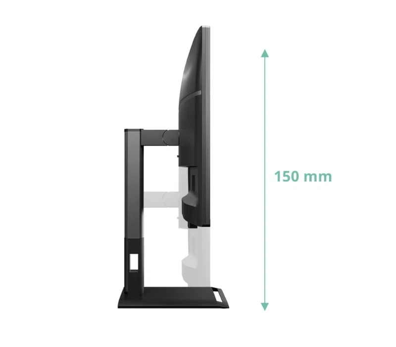 AOC Q27P4U, 27" IPS WLED, 2560x1440@120Hz, 4ms GtG, 350cd m2, 1500:1, DCR 50M:1, Adaptive Sync, FlickerFree, Anti Blue Light, 2Wx2, Tilt, Height Adjust, Pivot, Swivel, 2xHDMI, DP, USB hub