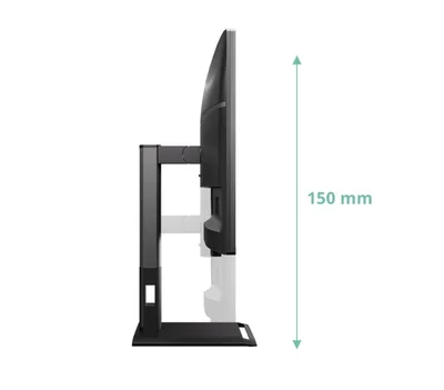 AOC Q27P4U, 27" IPS WLED, 2560x1440@120Hz, 4ms GtG, 350cd m2, 1500:1, DCR 50M:1, Adaptive Sync, FlickerFree, Anti Blue Light, 2Wx2, Tilt, Height Adjust, Pivot, Swivel, 2xHDMI, DP, USB hub
