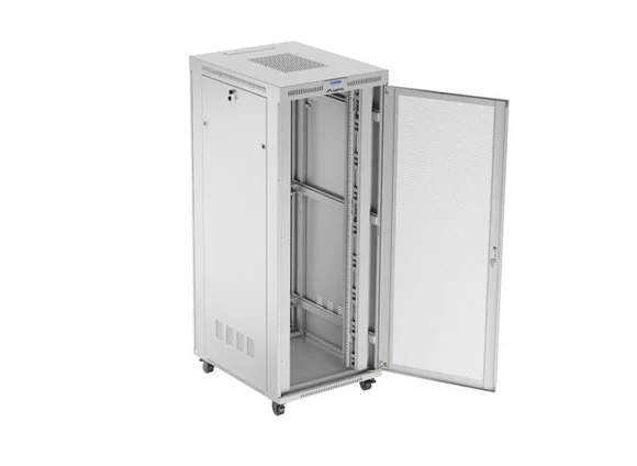 Lanberg Rack Cabinet 19" Free-Standing 42U/800X1000 (FlAT Pack) With Mesh Door LCD Grey