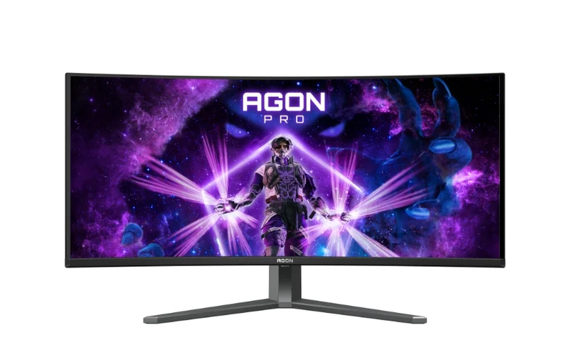 AOC AG346UCD, 34" Curved 1800R QD-OLED, 3440x1440@175Hz, 0.03msGtG, 1000 cd/m2, 1.5M:1, 80M:1DCR, Adaptive Sync, FlickerFree, Low Blue Light, 8Wx2, Tilt, Height Adjust, Swivel, 2xHDMI, DP, USB hub