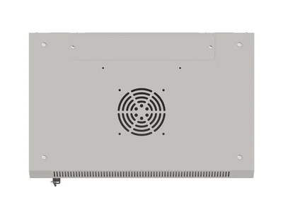 Lanberg rack cabinet 19" wall-mount 9U/540x350 (flat pack) with glass door grey