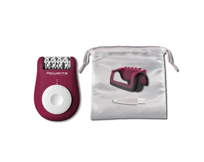 Rowenta EP1120F1 Easy Touch DARK Pink,  compact, 2 speeds, cleaning brush, beginner attachment