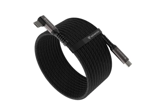 Genesis Cable USB-C M/M 3.1 GEN 2, 10GB/S PD60W VR, 5m, Black