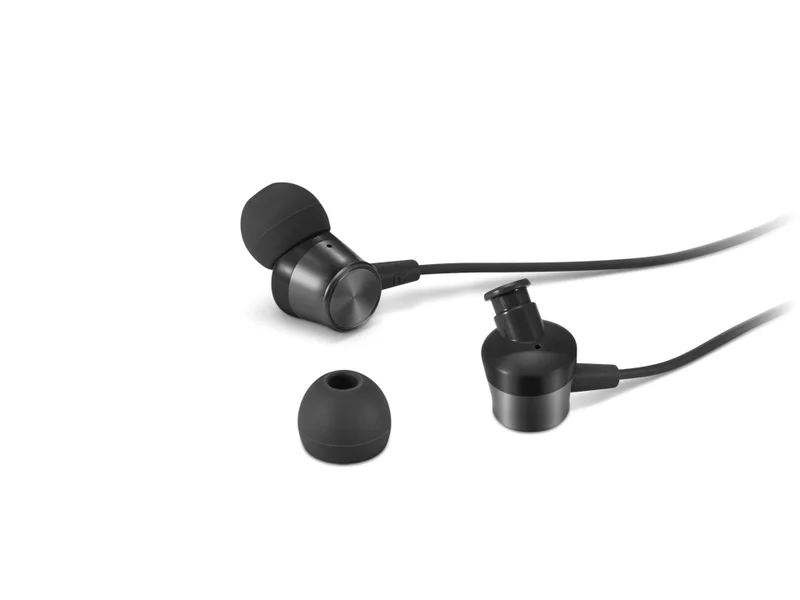 Слушалки Lenovo 4XD1J77351 USB-C, жични, тип In-ear, черни