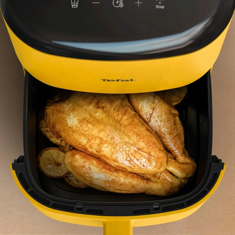 Фритюрник с горещ въздух Tefal – EY2452E0, 5.0L, жълт