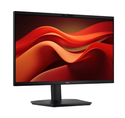 Монитор Dell E2426HB 23.8" IPS Full HD 120Hz с уеб камера, микрофон, USB хъб и говорители, черен