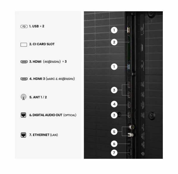 Телевизор Hisense – U7S Pro 85", 4K UHD, ULED, 165Hz, Dolby Vision IQ