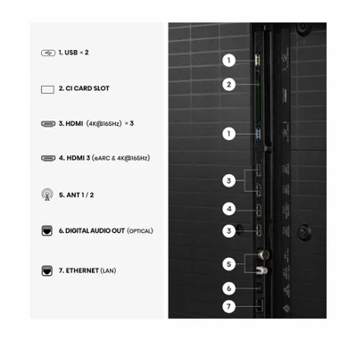 Телевизор Hisense – U7S Pro 85", 4K UHD, ULED, 165Hz, Dolby Vision IQ
