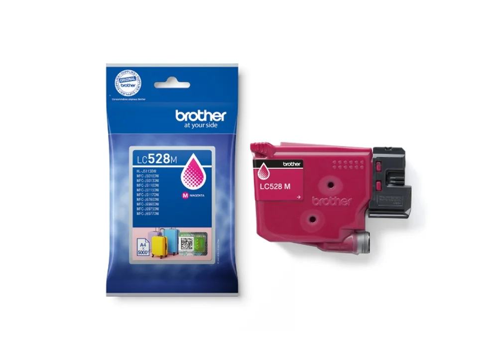 Brother LC528M Magenta Ink Cartridge for MFCJ5010DW/MFCJ5110DW - 5000 page yield