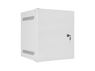 Lanberg rack cabinet 10" wall-mount 6U/280x310 for self-assembly with metal door grey (flat pack)
