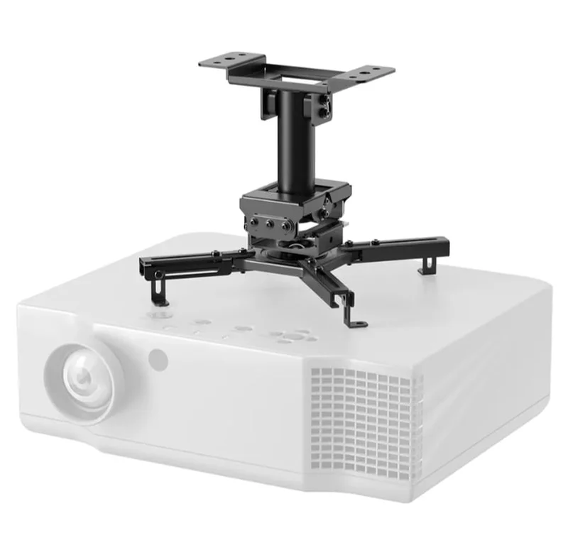 Таванна стойка за проектор Neomounts by Newstar CL25-530BL1, до 45 кг, регулируема, черна