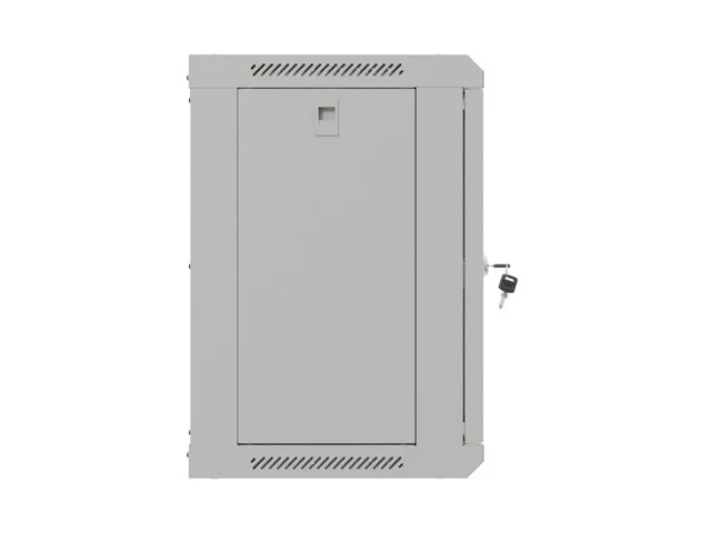 Lanberg rack cabinet 19" wall-mount 9U/540x350 (flat pack) with glass door grey