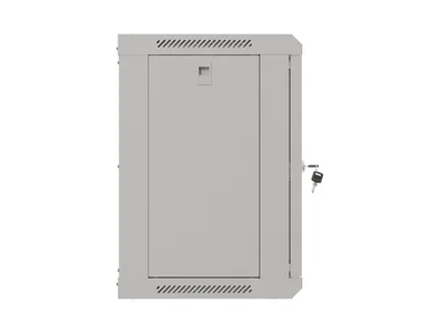 Lanberg rack cabinet 19" wall-mount 9U/540x350 (flat pack) with glass door grey