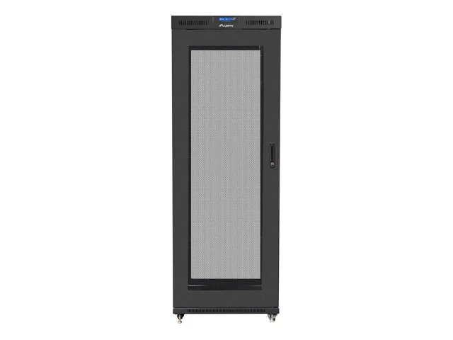 Lanberg rack cabinet 19" free-standing 37U/800x1000 (flat pack) with glass door lcd black v2