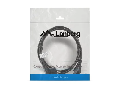 Захранващ кабел Lanberg CEE 7/7 към IEC 320 C13 1.8м, черен